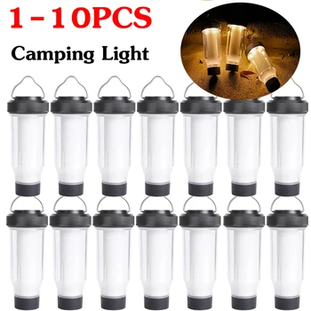 1-10DB Hordozható Lámpa Kemping Lámpás Hasonló Zane arts/CIKK LT003 LED Elemlámpák Újratölthető Lámpások a Kemping