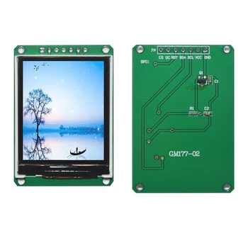 1.8 inch LCD-kijelző 1.8 inch TFT LCD Modul 128*160 Felbontású Színes kijelző ST7735S Vezető 7Pin