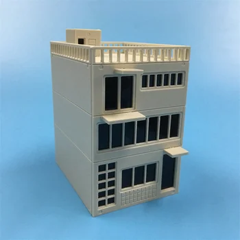 1/87 HO 1/150N Skála Épület Modell Nyomozó iroda modelleket, Miniatűr Jelenet Gyűjtemény Homok Táblázat Táj