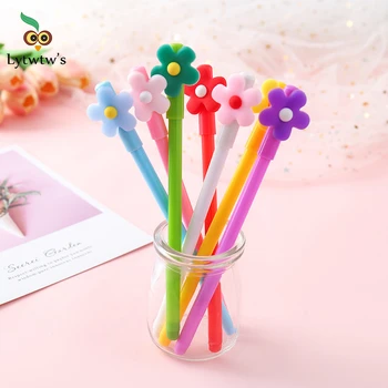 1 Db Lytwtw koreai Írószer Aranyos Aranyos Candy Virág Kreatív Iskola irodaszerek Zselés Toll Ajándék aranyos, csinos, kedves, vicces