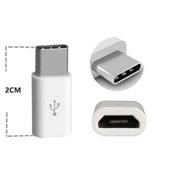100pc Micro USB-USB C Adapter a Mobil Telefon Adapter c-Típusú Felület Adatok Vonal Töltő Átalakító Samsung Xiaomi Huawei