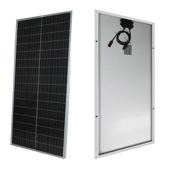 100w 200w napelem merev üveg panel napelem 12V 24V Akkumulátor töltöttségi naprendszer készletek