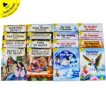 16Pcs Mesekönyv Gyerekeknek a magyar Gyerekek a Tanulás, Olvasás Óvodai Montessori Klasszikus Audio Kép Könyvet 3-8 kor Baba