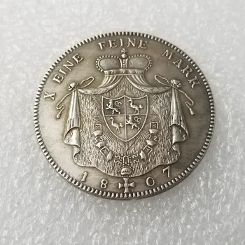 1807 külföldi valuta érme, Emlékérme Gyűjtők Érmék Nagykereskedelmi Otthon Dekoráció, Kézműves Mágikus Érmék Asztali Dísz
