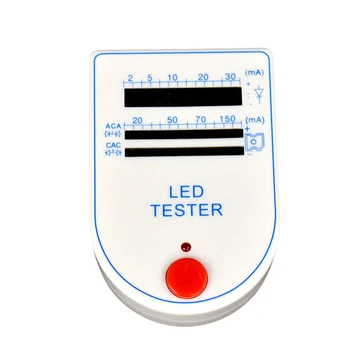 2-150mA Mini LED Teszt Doboz Teszter fénykibocsátó Dióda Lámpa Akkumulátor Teszter Praktikus Eszköz LED-es Teszter Fény színe