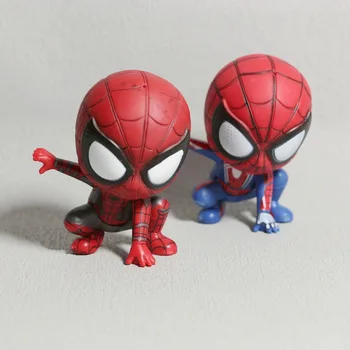 2 Stílusok Aranyos Spider-Man Dísz Ábra 8 Cm-Es Kis Torta Dekoráció Medál Ajándék A Gyermekek Barátja