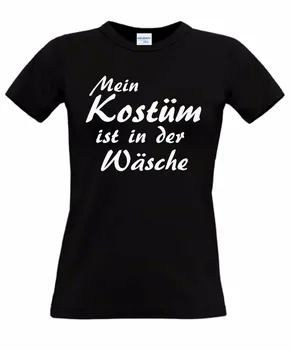 2019 Új Férfi Póló Divat, Női Póló Ingyenes Szállítási Mein Kostum Ist In Der Wasche Frauen Hallooween Kostummens Tees