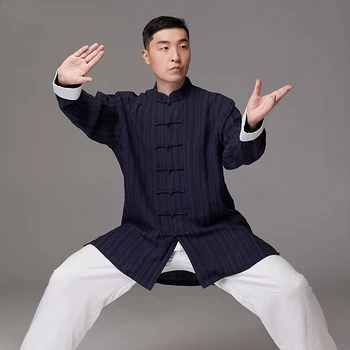 2021 Új Stílus, 100% Len Unisex Kung-Fu Wing Chun Tai Chi Egységes Hagyományos Kínai Ruhák Harcművészeti Meghatározott Ingyenes Szállítás