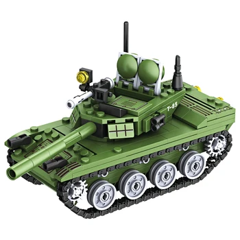 2022 Katonai világháború WW2 SWAT Rendőrség Katonák Típus 85 Main Battle Tank Modell Épület-Blokk Tégla Gyerekek Játék, Ajándék