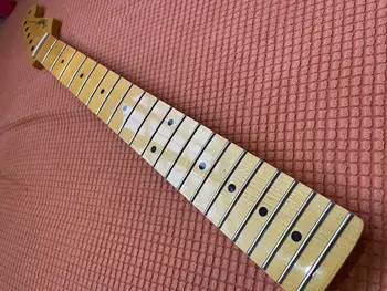 2023 Ingyenes szállítási új elektromos gitár sárga juhar 22 frekvencia fingerplate klasszikus lakk gitár nyak raktáron