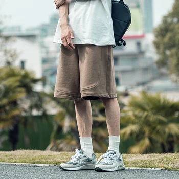 2023 Nyári Rövidnadrág Férfi Koreai Divat Alja Alkalmi Térdig Érő Streetwear Cool Divat Rövid Nadrág Lélegző C10