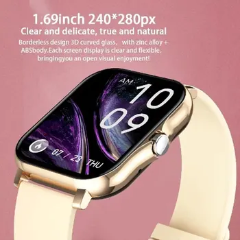 2023 Új Full Touch Sport Intelligens Karóra Férfi Női pulzusmérő Fitness Tracker Bluetooth Hívás Smartwatch GTS 2 P8 Plusz Óra