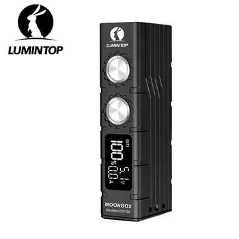 21700 zseblámpa Lumintop Moonbox 12000 lumen a klip USB-C-TÍPUSÚ újratölthető zseblámpa LED képernyő