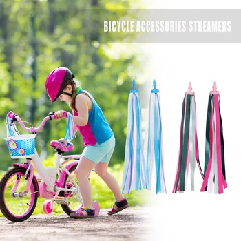 2db Gyerekek Egyensúly Kerékpár Dekoráció Tassel Szalagok Kerékpáros Kiegészítők Szalag Kerékpár Kormány Színes Tassel Szalagok