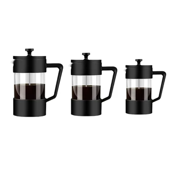 350/600/1000ml francia Szűrő Kávéfőző Megvastagodott Pohár Kávé, Nyomja meg a - Espresso - Műanyag kávéfőző a Kemping Kávézó-