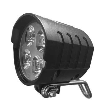 36V-60V E-Bike Fényszóró EScooter LED-es Első Lámpa, Elektromos Kerékpár, Kerékpár-Motorkerékpár Vízálló Horn Készlet