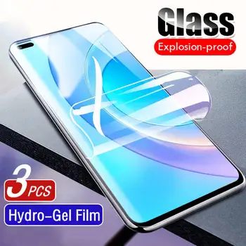 3Pcs Teljes fedezetet Megtiszteltetés 50 Lite Védő Üveg Hidrogél Film 3D-s Huawei Nova 9 8 8i Edzett Üveg Képernyő Védő Páncél