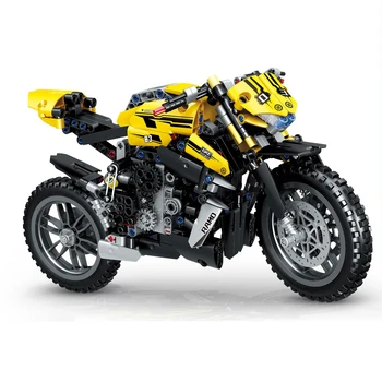 620pcs Blokkok Motorkerékpár Moto Város Járművek Autóverseny Sebesség Motorkerékpár Moc Modell építőkövei Modellek Tégla Játékok