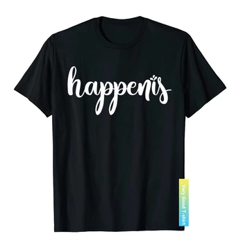 A Boldogság Happenis T-Shirt Szülinapi Póló Felszerelt Felsők Pólók Pamut Férfi Japán Stílusú Rövid Ujjú Legénység Nyak Ruha