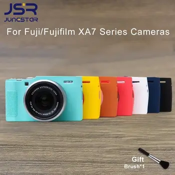 A Fuji XA7 Fujifilm X-A7 Szilikon Páncél Bőr Esetben Testét Borító fólia Fujifilm XA7 Fuji X-A7 tükör nélküli Fényképezőgép