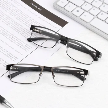 A Férfiak Üzleti Olvasó Szemüveg Vintage Optikai FrameEye Védelem Ultra Könnyű Hivatal Szemüveg Egyszerű Divat Olvasó Szemüveg