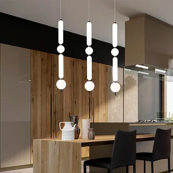 A Modern LED Medál Fények Új Stílus Kábel Állítható Hálószoba, Étkező, Előszoba Lámpa Arany Fekete Fém Csepp Szállítás