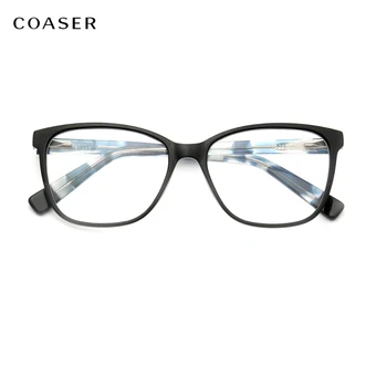 A Nők Kerek Szemüveg Keret Férfiak-Acetát Szemüveg Keret, Dupla Színű Szemüveg Optikai Kapható Szemüvegek Vintage Szemüveg Keret