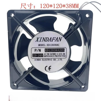 A XINDAFAN XD12038A2HS 220V 0.14/0.10 EGY 12CM Fáklya Ipari Hűtő Ventilátor