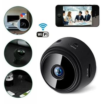 A9 1080P HD Wifi, Mini Kamera, Megfigyelő Kamera Érzékelő Kamera Webes Videó Intelligens Otthon Biztonsági Vezeték nélküli Vezeték nélküli Biztonsági Kamera