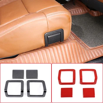 ABS Szén-Autó Hátsó Ülés Lift Kapcsoló beállítás Gomb Keret Dekoratív Fedelét Toyota Tundra 2014-2018 Belső Kiegészítők