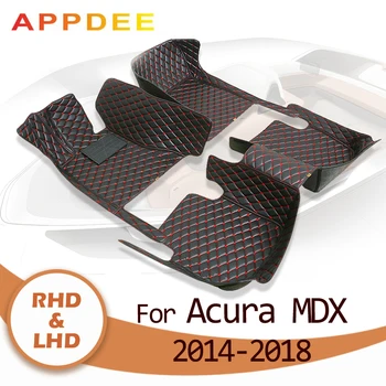 APPDEE Autó szőnyeg az Acura MDX 2014 2015 2016 2017 2018 Egyéni auto láb Párna autó szőnyeg fedél