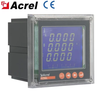 Acrel PZ96L-E4/KC három fázis multi-funkciós energia-mérő/intelligens programozható panel felszerelt fogyasztásmérő CE