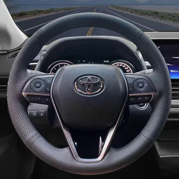 Autó Kormánykerék-Fedezze Zsinór Mesterséges Bőr Toyota Highlander 2014 - 2019 Sienna 2015 Autó Tartozékok Automatikus Belső