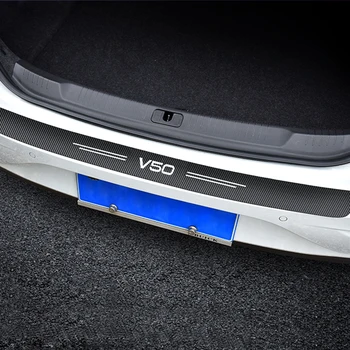 Autó Matrica Ajtó Szénszálas Csomagtartóban Dekoráció Volvo V50 Auto Tartozékok