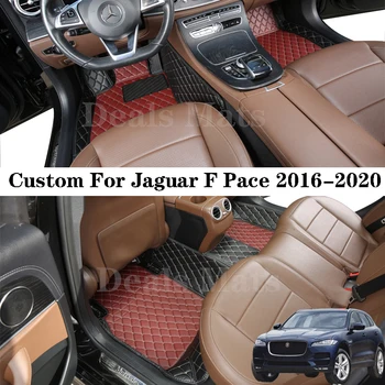 Autó Szőnyeg A Jaguar F Ütemben 2016-2020 Szőnyegek Egyedi Vízálló Bőr Szőnyeg Tartozékok