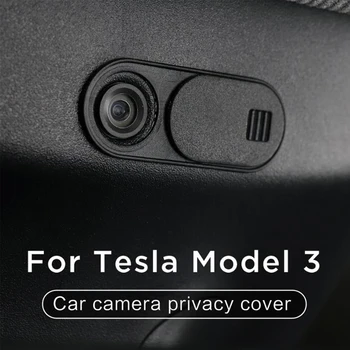 Autó Webkamera Fedezi A Tesla Model 3 Kamera, Biztonsági Eszközök Kis Matrica Pajzs Adatvédelmi Webkamera Fedél Automatikus Tartozékok