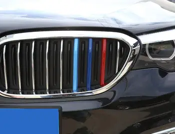 BMW 5-ös Sorozat G30 2018-ig ABS Első Grill Trim Dekorációs Csíkok Vese Emblémák