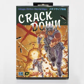 Crack Le, Játék Kártya Kiskereskedelmi Doboz 16bit MD Kocsit A Sega Mega Drive/Genesis Rendszer