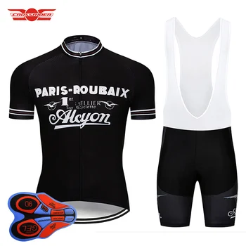Crossride 2023 France Kerékpáros Jersey Férfi ruházat Rövid Meghatározott MTB Kerékpár Ruhát Kerékpáros Ruházat Ropa Ciclismo Kerékpározás Viselni Maillot Koktélruha