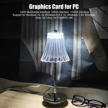 Crystal Touch asztali Lámpa Szabályozható Akril Töltés USB, Vezeték nélküli Éjjeli Lámpa Bár Hálószoba Réz Színű