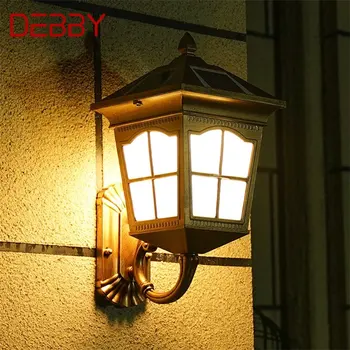 DEBBY Kültéri Napelemes Fali Lámpák LED Vízálló IP65 Modern Lámpa Haza Tornácon Dekoráció