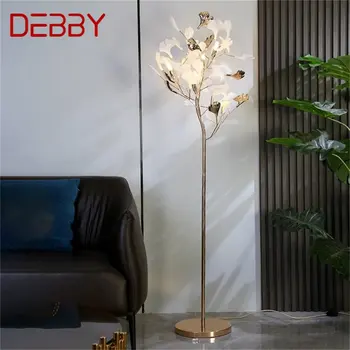 DEBBY Északi Kreatív állólámpa Ginkgo Virág Alakú Fény Modern LED Dekoratív Otthon Élő ágyas Szoba