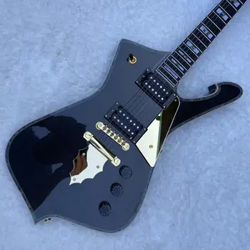 Egyéni CSÓK Paul Stanley Iceman elektromos gitár abalone kötelező