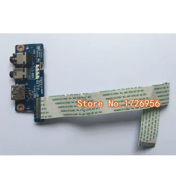 Eredeti Lenovo IdeaPad Y500 Y510P Sorozat USB Audio Jack Testület LS-8694P w/ Kábel