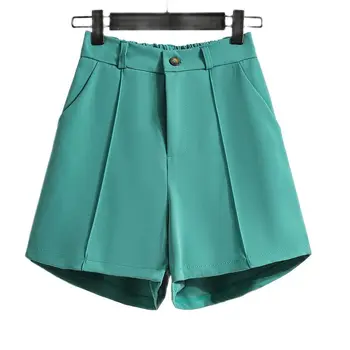 Fekete-Zöld Nyári Stílus Nők Bő 2023 Trend Streetwear Nadrág, Női Ruházat, Magas Derék Vintage koreai Divat