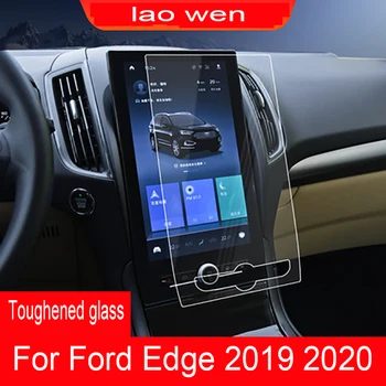 Ford Edge 2019 2020 Autós GPS navigáció film LCD kijelző Edzett üveg védőfólia Anti-semmiből Film Tartozékok 12.8 Inch
