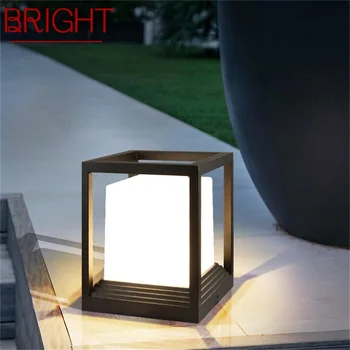 FÉNYES Solar Kültéri Lámpa Utáni Fény, LED-es Vízálló Modern Pillér Lámpa Kerti Verandán, Erkélyes Udvarra Villa