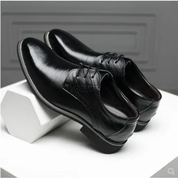 Férfi Bőr Cipő, Magas Minőségű Ruhát, cipőt, Luxus Üzlet, Ruha, Cipő, Minden Mérkőzés Esküvői Cipő Férfi Zapatos Hombre Plus Size