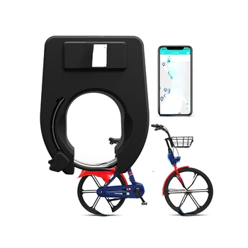 GPS Tracker EV Moped Elektromos Nyilvános tekerés közben fel is töltheted Részesedése a Riasztó Qr-Kód RFID-NFC Smart kerékpárkölcsönző Rendszer Kerékpár Zár Megosztása