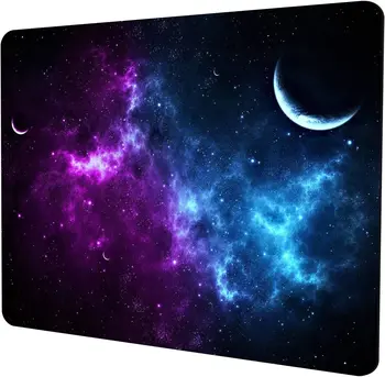 Galaxy egérpad Csúszásmentes Gumi Egér Pad Laptop Személyre szabott Iroda Dekoráció Kiegészítők 9.5 X 7.9 Colos